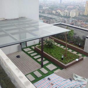 Lưu ý khi lắp đặt mái kính sân thượng