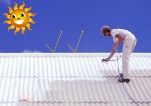 Chống nắng cho nhà hướng Tây bằng sơn cách nhiệt.